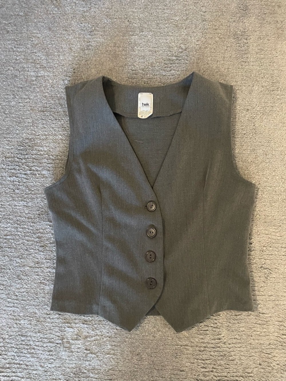 Classic Women's Grey Tailored Vest